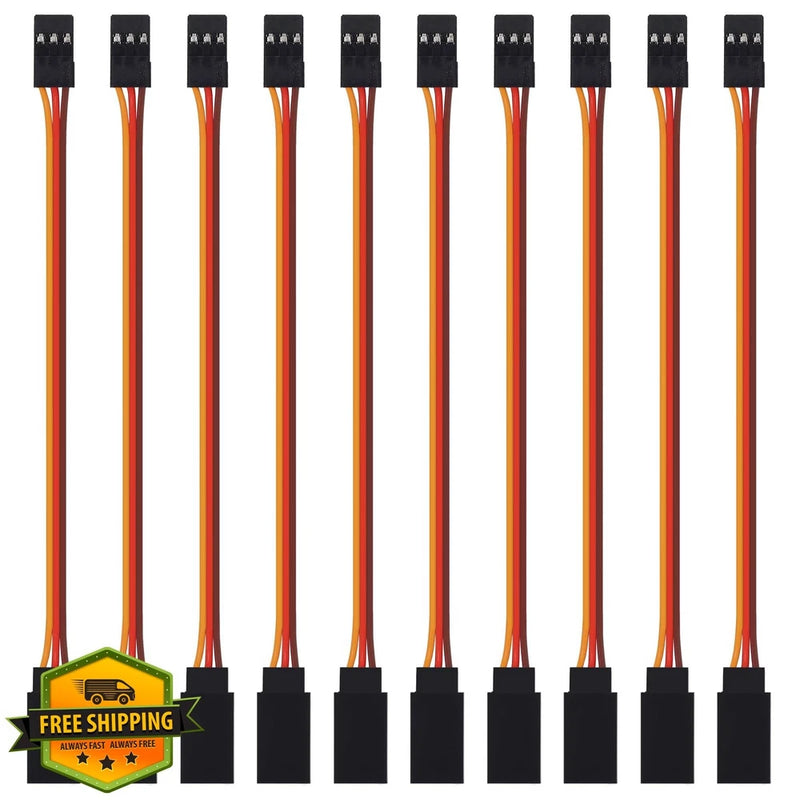 ACEIRMC 30cm Servo Extension Cable JR Female Male Lead for RC Car Airplane