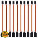 ACEIRMC 30cm Servo Extension Cable JR Female Male Lead for RC Car Airplane