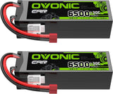3S LiPo Battery 6500mAh 11.1V 130C RC Battery with T Plug