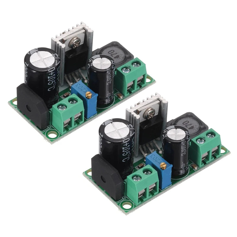 Buck Converter Adjustable Module LM2596HV 5-24VAC & 5-40VDC to 3.3-33V 2.2A 2Pcs
