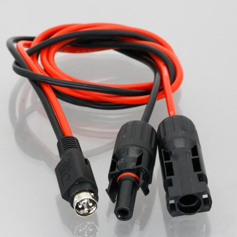 32V DIN 4Pin DC Input Solar Adapter Wire For SUNGZU SADE Portable Power Station