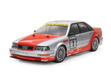 Tamiya - 1/10 RC TT-02 1992 Audi V8 Touring Model Kit, w/ Hobbywing THW 1060 ESC Battery