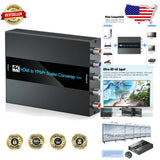 Pro HDMI to YPbPr Converter, 4K Input, Aluminum Case, Scaler Function