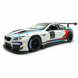 1:24 M6 GT3 Model Car Diecast Toy Cars Doors Open Toys for Boys Kids Gifts White