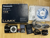 Panasonic LUMIX DMC-TZ3 7.2MP 10x Opt Zoom Camera Battery Charger 4GB SDHC Cords