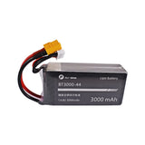 Fly Wing LiPo battery pack 14.8V 3000mAh, BT3000-44 with balance connector