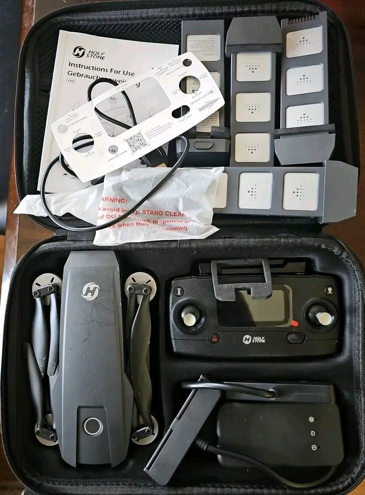 Holy Stone HS720-4K Drone With  4 Batteries New(other)