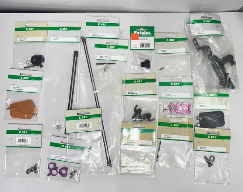 LOT OF 17 Esky  Helicopter RC Parts New Sealed