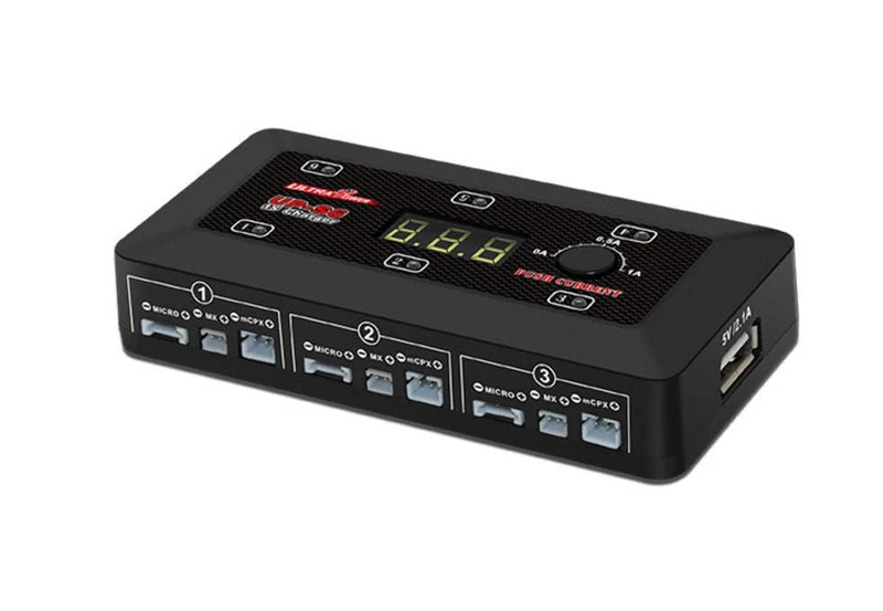 Ultra Power UPS6 25W 1S x 6 Compact DC LiPo and LiHV Charger Battery