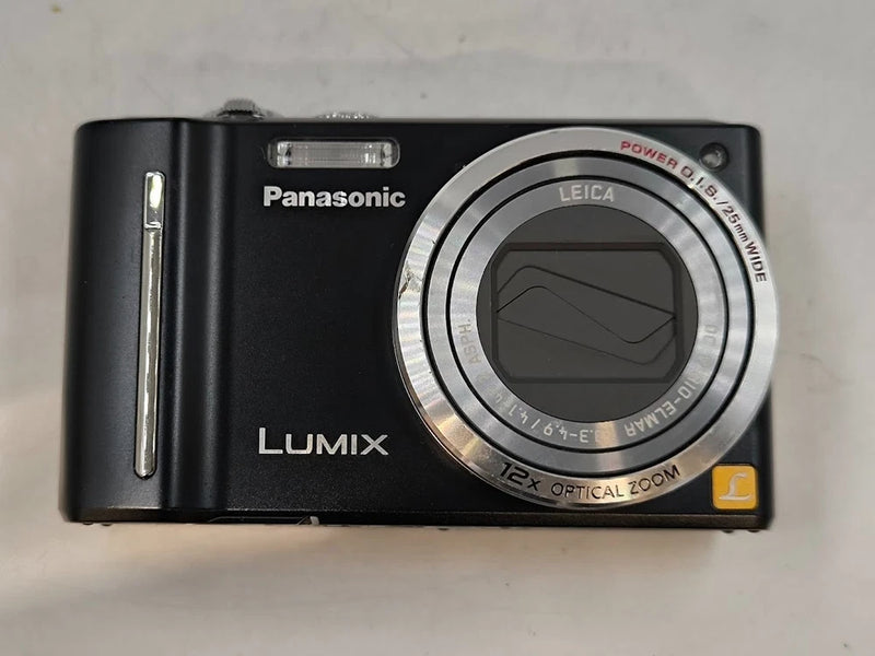 Panasonic Lumix DMC-ZS6 12x Optical Zoom Camera For Parts Black Pixels Issue