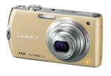 Panasonic Lumix FX70 Digital Camera Gold 16MP Compact From Japan