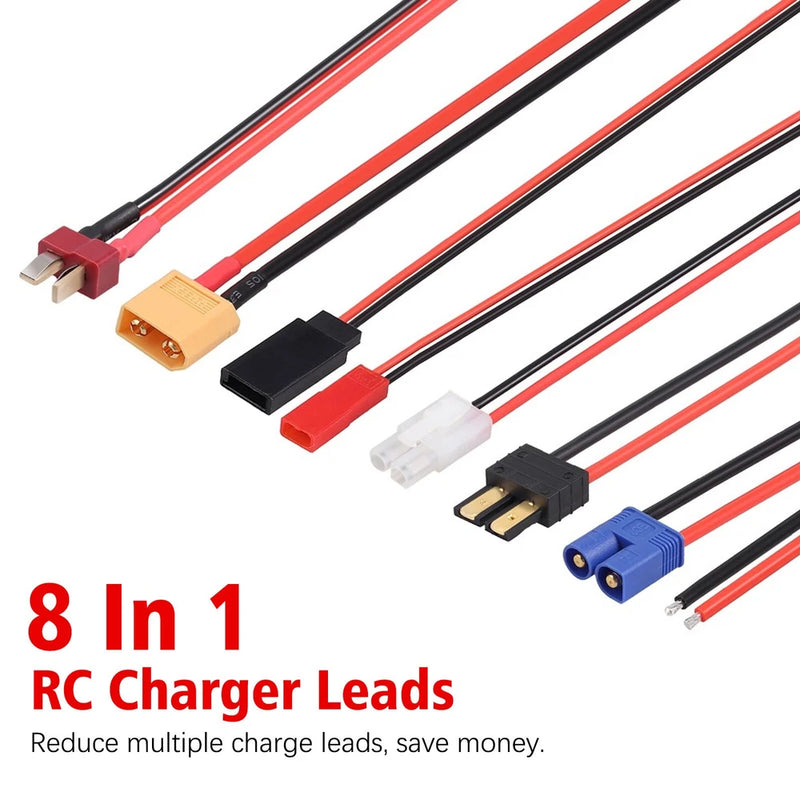 RC Charger Lipo Battery Leads Adapter Connector Splitter Octopus Convert Cable Converter