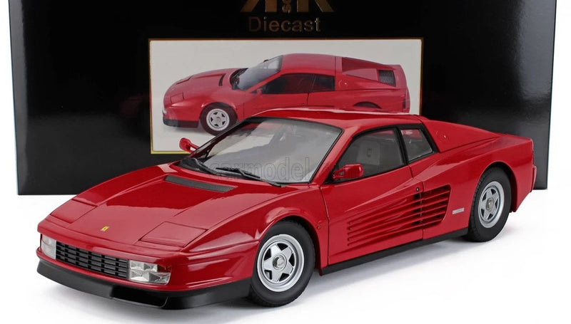 KK SCALE MODELS FERRARI TESTAROSSA 1986 RED in 1/12 Scale New Release!