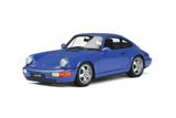 1/18 Porsche 911 964 Carrera RS 1992 Blue Resin Model Car by GT Spirit GT887