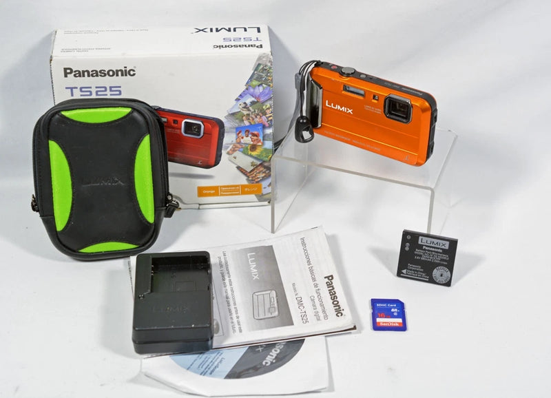 Panasonic LUMIX TS25 16.1MP 4x Optical Zoom Waterproof Digital Camera - Tested