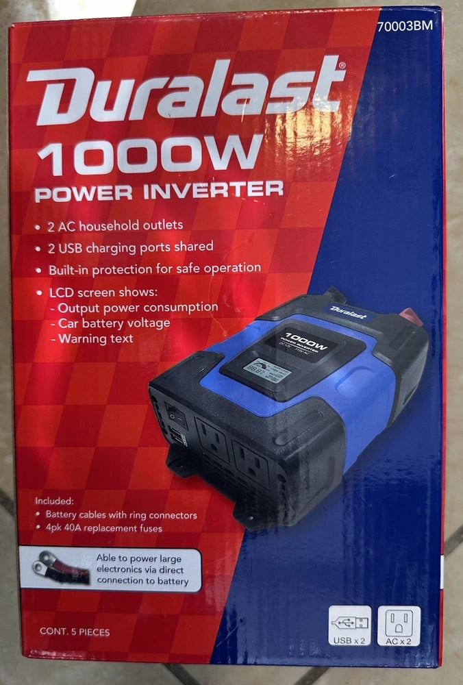 DURALAST 1000W POWER INVERTER