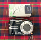 Panasonic Lumix DMC-TZ3 Digital Camera 7.2MP + Battery & Charger Tested
