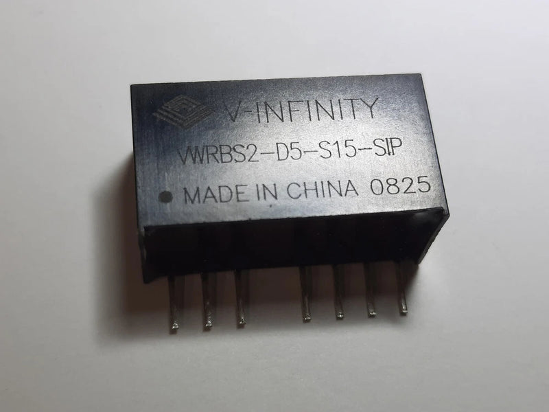 1pc CUI Inc. V-infinity  VWRBS2-D5-S15-SIP DC 4.5V-9V Input  15V Iso DC Out