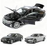 1:18 530Li Model Car Alloy Diecast Vehicle Doors Hood Open Turning Wheels