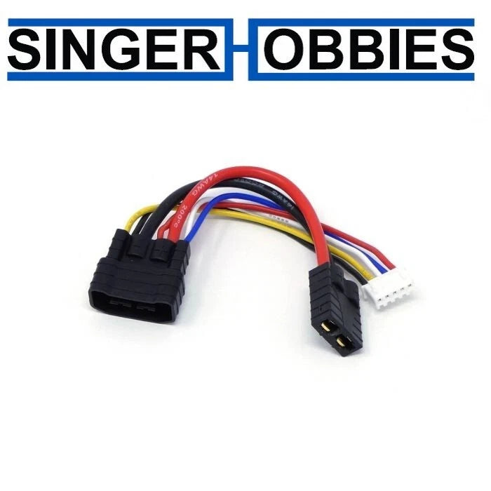MT RACING 4S LiPo adapter cable with Traxxas ID and HH battery connector leads