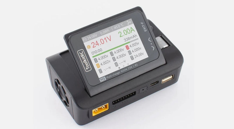 ToolkitRC M9 - M9 Multi Function LiPo DC Battery Charger, 600W New Open Box Battery
