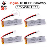 Original Wltoys K110 K110s Battery 3.7V 450mAh 1S RC Battery For XK V977 V930