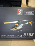 Shuang Ma Helicopter Single Propeller IR 9103 Radio Control NIB Fun To Fly