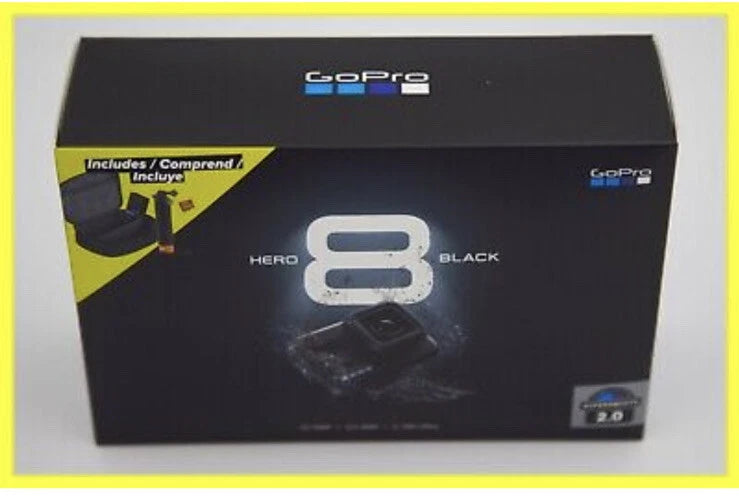 GoPro HERO 8 Black 4K action camera bundle box packaging