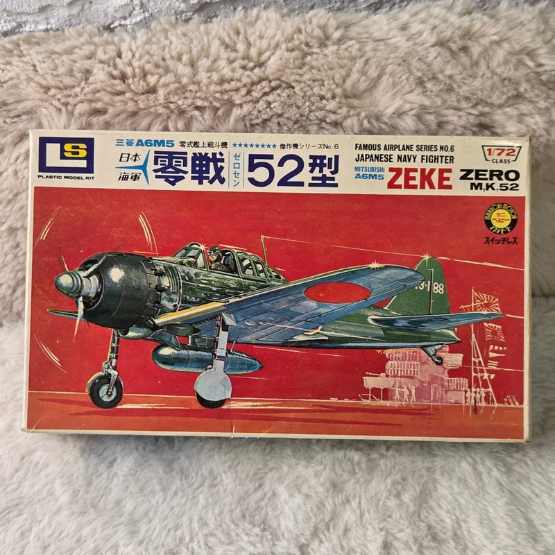 LS Mitsubishi 1:72 A6M5 Zeke Zero Mk 52 Series No 6  Scale Plastic Model Kit