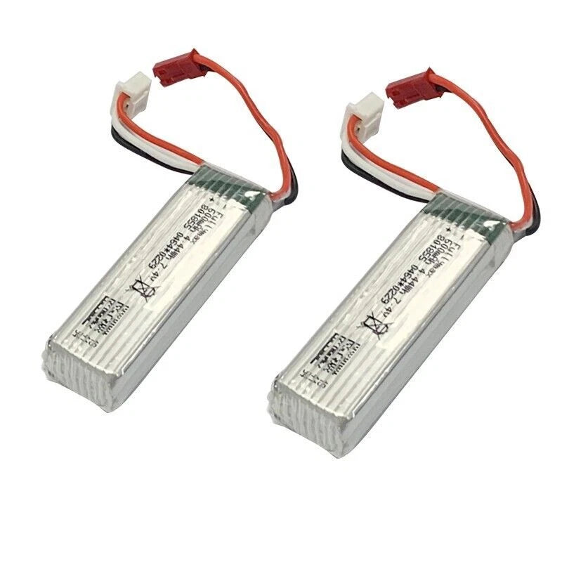 2Pcs Li-po Battery for A160 (upgrade) 7.4V 600mAh 25C JST plug.(X420-0016)