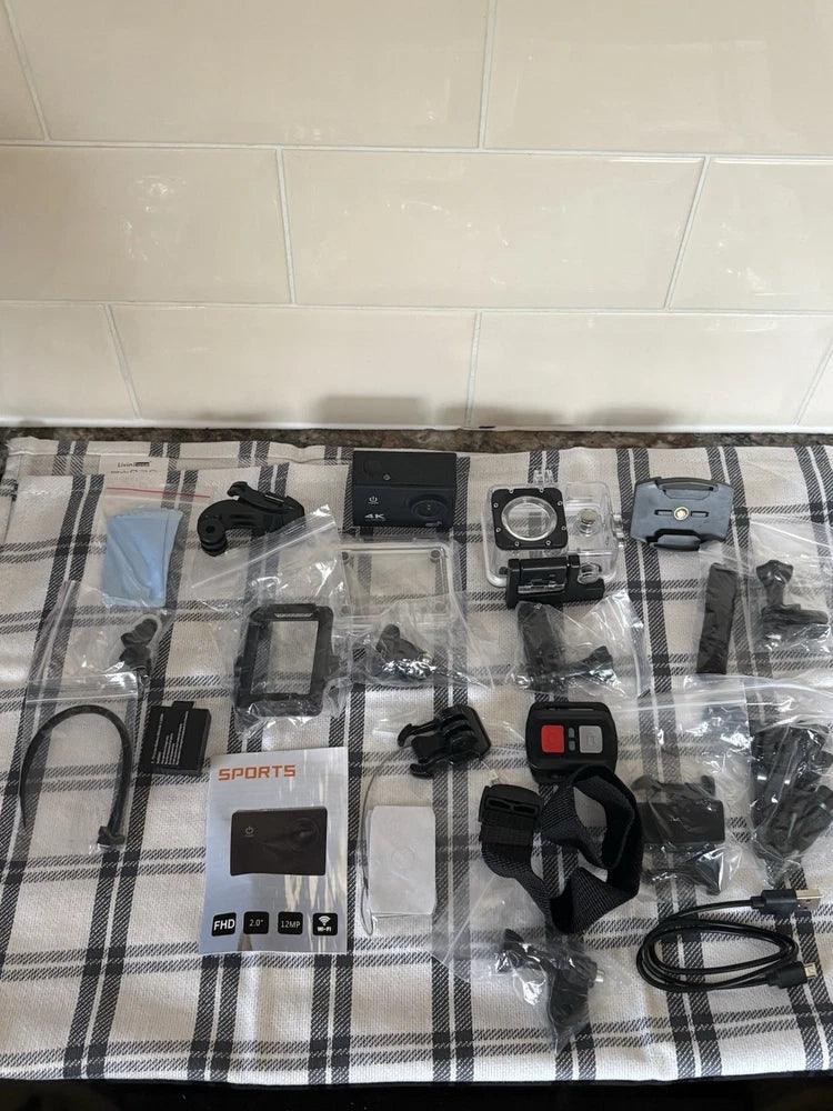 Ultra 4K Action Camera WiFi Sports Underwater Camcorder DV Recorder For Go Pro