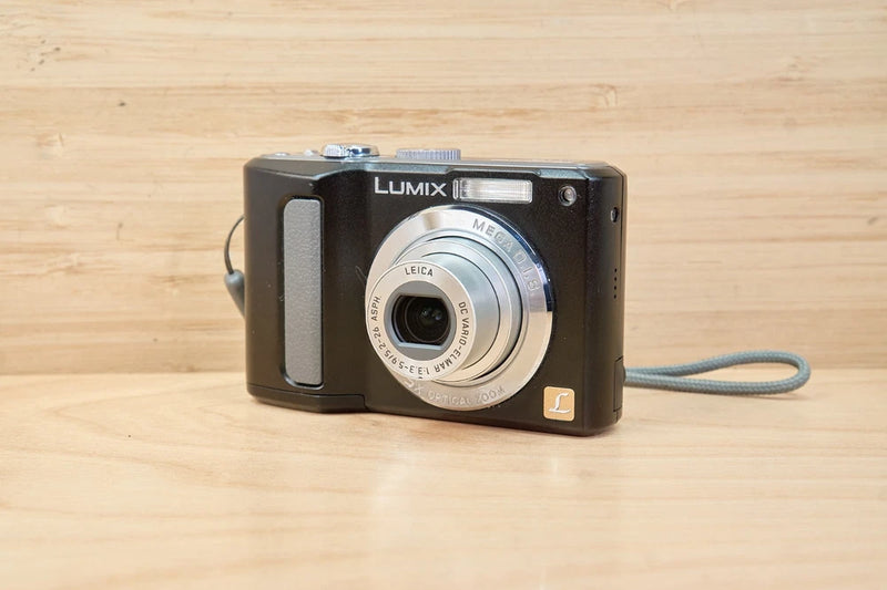 Panasonic Lumix DMC-LZ8 8.1MP Digital Camera Leica Lens Y2K Black