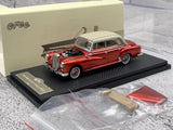 Vintage 1959 300D Cabriolet Red 1:64 Diecast Model Car Classic