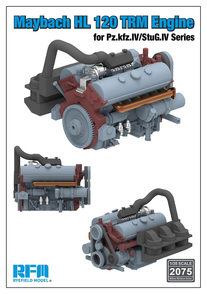 RYEFIELD 2075 1/35  HL 120 TRM Engine For Pz.kfz.IV/StuG.IV Series