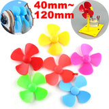 40~120mm Color ABS Plastic Propeller Props 4 Blade For RC Model Plane Boat Drone