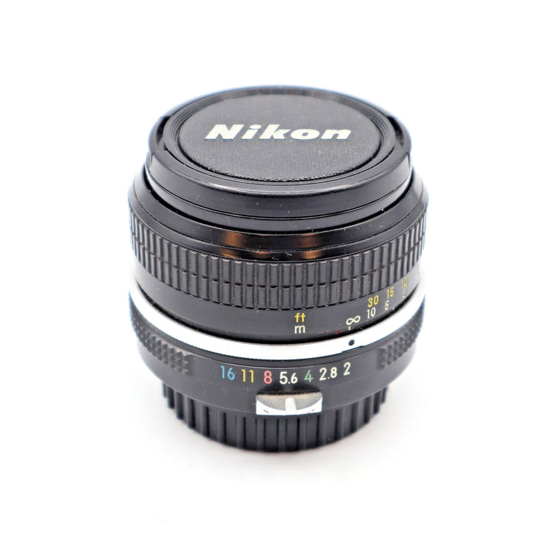 Nikon Non-AI Nikkor 50mm f/2 MF Standard Prime Lens - 401