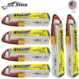 Tattu R-Line 3S LiPo battery pack set with XT30 connectors, multiple units