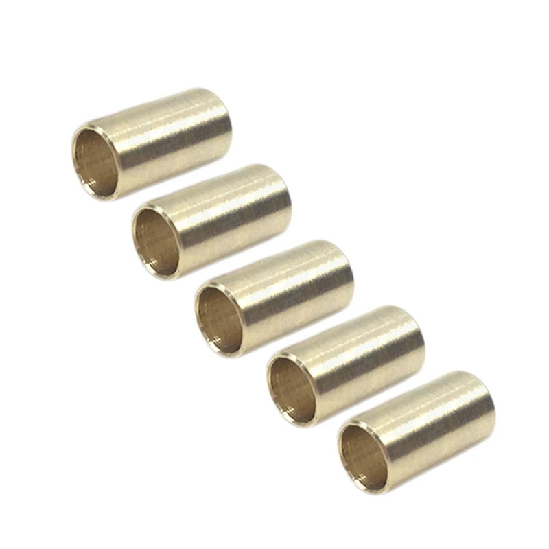 5 PCS 4.76mm OD 4mm ID Brass Adapter Sleeve 9mm Long for RC Boat Converter