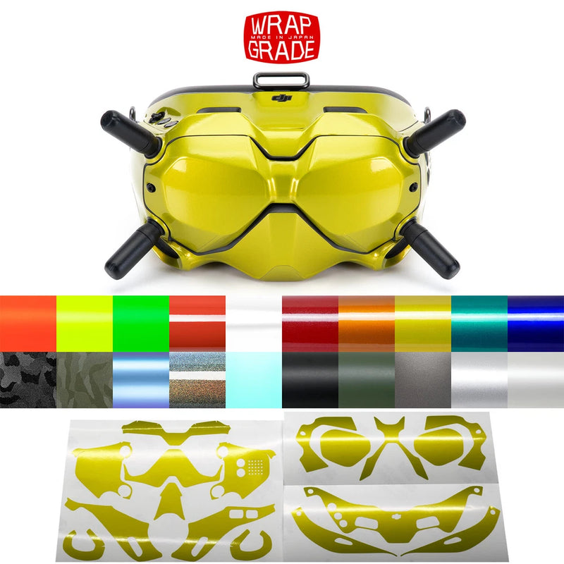WRAPGRADE Skin Wrap for DJI FPV Goggles V2 Decal Drone Accessory