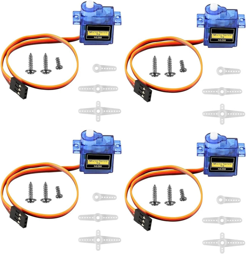 4Pcs SG90 Micro Servo Motor 180 Degree SG90 9G Gear Motor Control for Arduino Ra