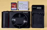 *Lens Issue* PANASONIC LUMIX DC-ZS200 BLACK DIGITAL CAMERA 4K 20.1MP 15x ZOOM