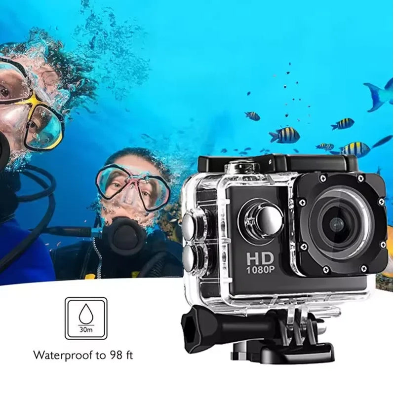 Action Cam 4K Ultra HD Sport Impermeable sous-Marine ?cran 2?? Casque Camera