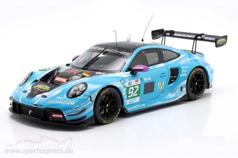 IXO MODELS Porsche 911 GT3 R  Sieger LMGT3 24h LeMans 2025 Manthey #92 1/18 New!