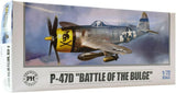 1/72 plastic model airplane kit box with P-47D Battle of the Bulge artwork