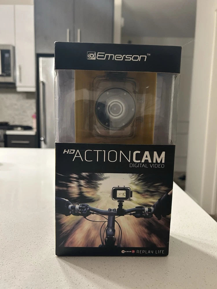 Emerson HD Action Cam Digital Video version (720p, 5.0 MP) include EVC355WH