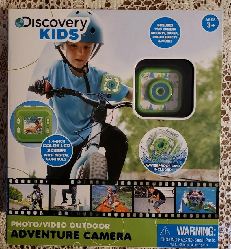 Discovery Kids Adventure Camera box with outdoor photo/video camera and waterproof case