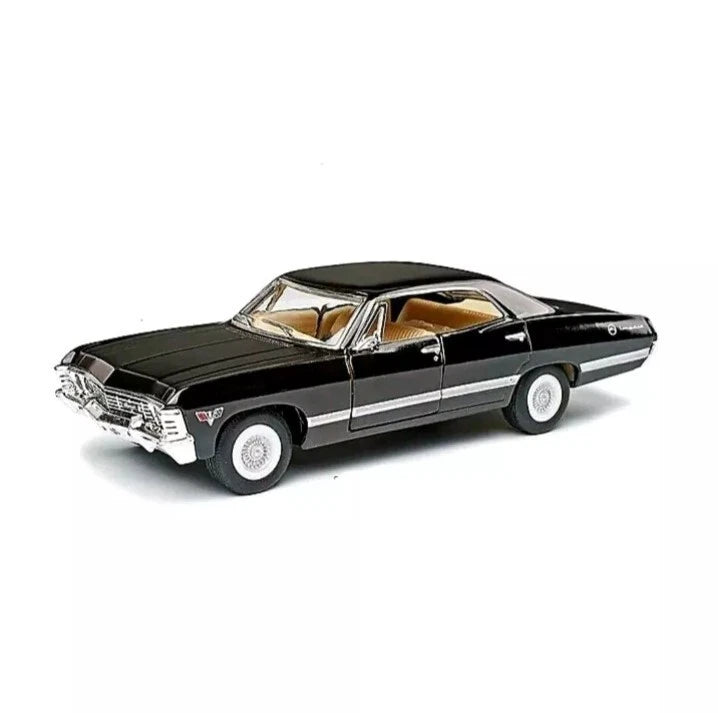 5418D: By Kinsmart  1967 Chevrolet Impala Diecast Model Toy : 1/43 Black Color