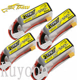 4X Tattu 6S Lipo Battery R-Line 550mAh 95C 22.2V XT30 For FPV Racing Quadcopter