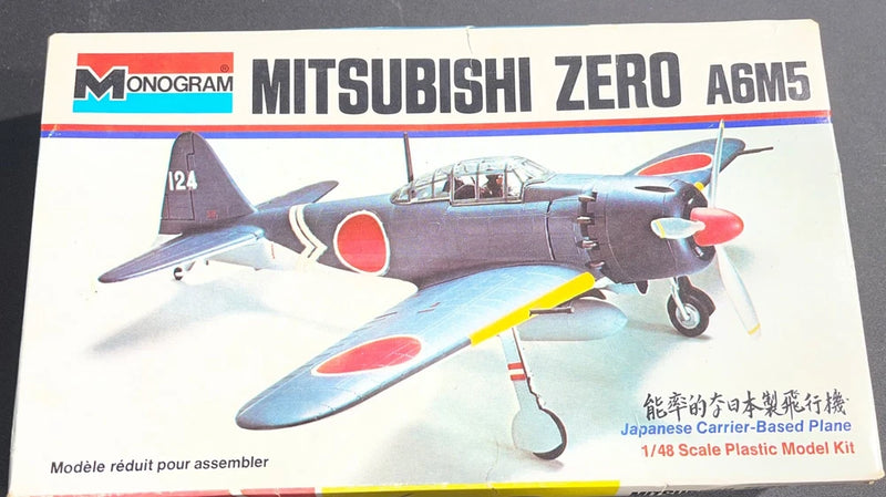 Monogram Mitsubishi Zero A6M5 6799 1/48 NIB Model Kit ??Sullys Hobbies'