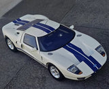 AU Motormax 1/12 Scale Model Car Ford GT WHITE with Blue Stripes AU Deliver $225